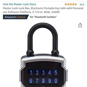 Master Lock wall mount